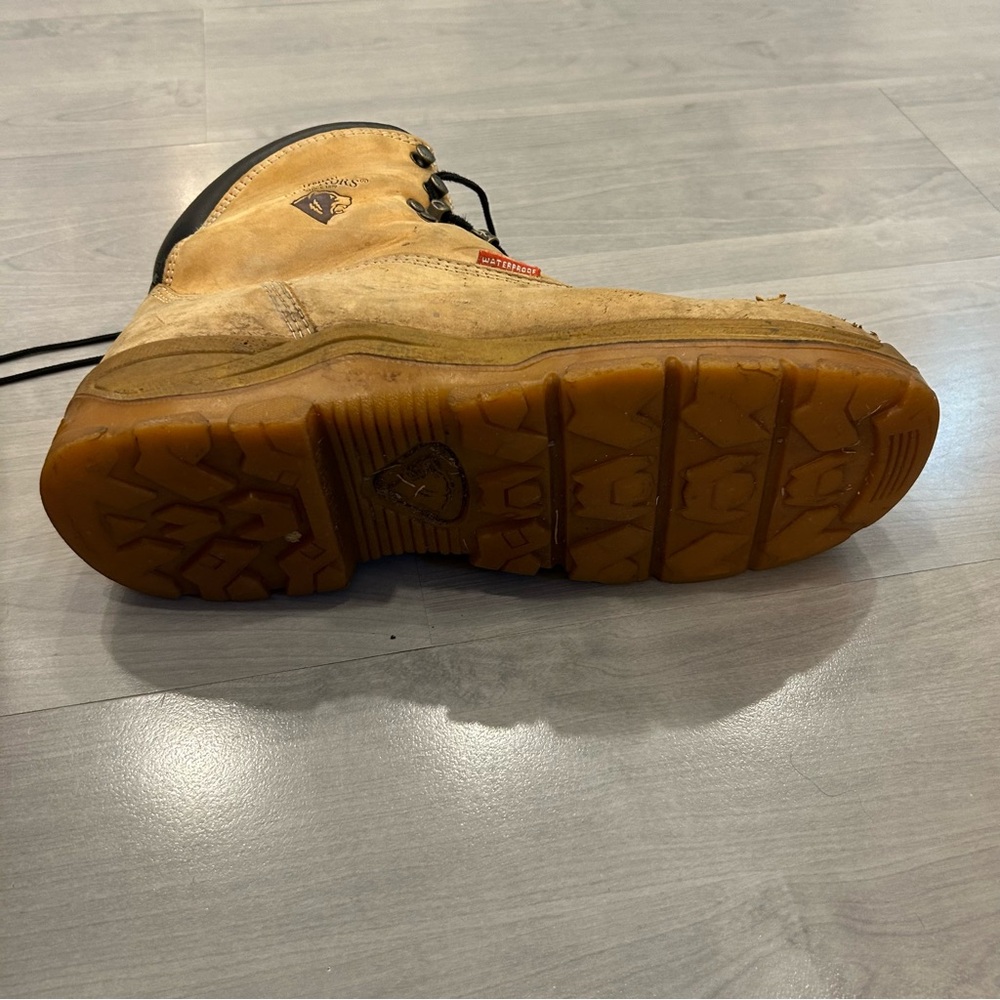 Herman Survivors Work Boots Mens 11W Leather Steel Toe Waterproof MNHS46DP001 - Picture 14 of 15